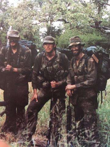Rhodesian SAS bergen with parachute harness attachments